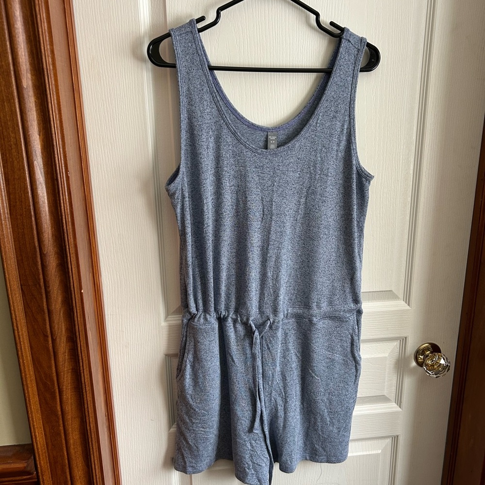 Joe Fresh Heathered Blue Romper